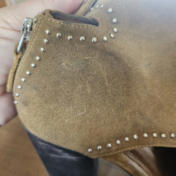 ARIAT TWO24 OPEN TOED/BOOTIES SANDALS SZ 7.5B - Picture 11 of 12